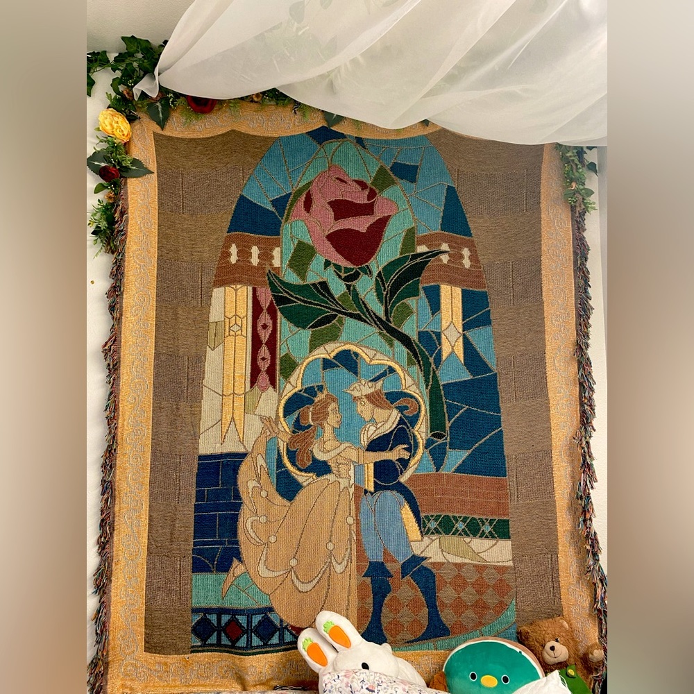 Disney Beauty and the Beast Tapestry